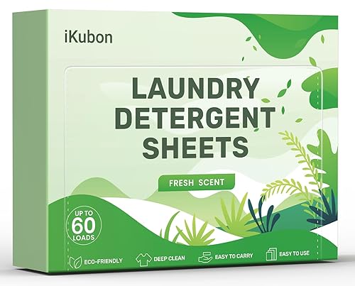 Laundry Detergent Sheets, Hypoallergenic Laundry Sheets Detergent, Eco Liquidless Laundry Detergent, No Plastic & Easy Carry for Travel/Home/Dorm - Up