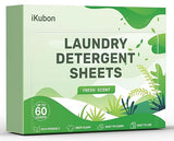 Laundry Detergent Sheets, Hypoallergenic Laundry Sheets Detergent, Eco Liquidless Laundry Detergent, No Plastic & Easy Carry for Travel/Home/Dorm - Up