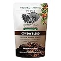 Solamente Cafe Cowboy Blend - Medium And Dark Roast (12 OUNCES)