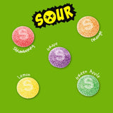 SKITTLES Sour Gummies, Sour Candy Assortment, Bulk Candy Pack 5.8 Oz 12 Ct