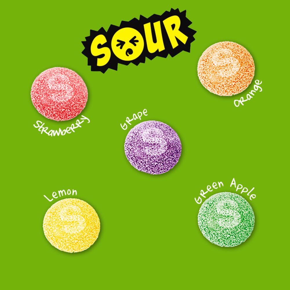 SKITTLES Sour Gummies, Sour Candy Assortment, Bulk Candy Pack 5.8 Oz 12 Ct