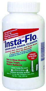 Insta-Flo Odorless Drain Cleaner Odorless 16 Oz