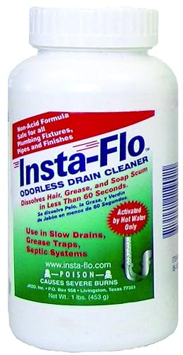 Insta-Flo Odorless Drain Cleaner Odorless 16 Oz