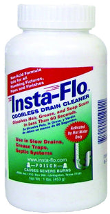Insta-Flo Odorless Drain Cleaner Odorless 16 Oz