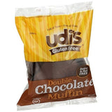 Udis Gluten Free Double Chocolate Muffin, 3 Ounce -- 36 per case.