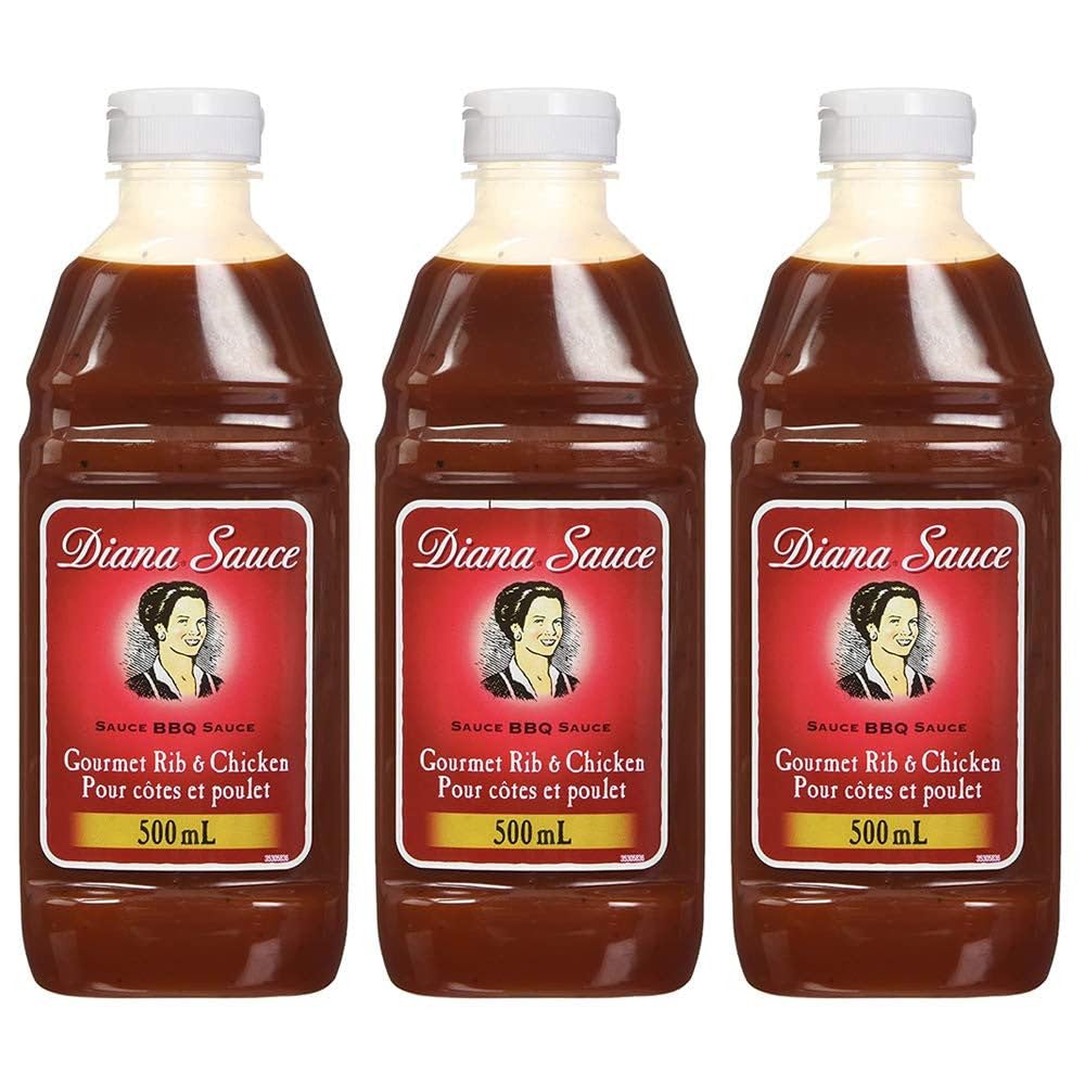 Diana Garlic Rib & Chicken Sauce 500ml, 3-Pack {Imported from Canada}