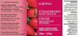 Lorann Oils Cream Cheese, Lemon, Strawberry Bakery Emulsion: Triple Flavor Blend, Ideal for Enhancing Complex Flavors in Baked Goods, Gluten-Free