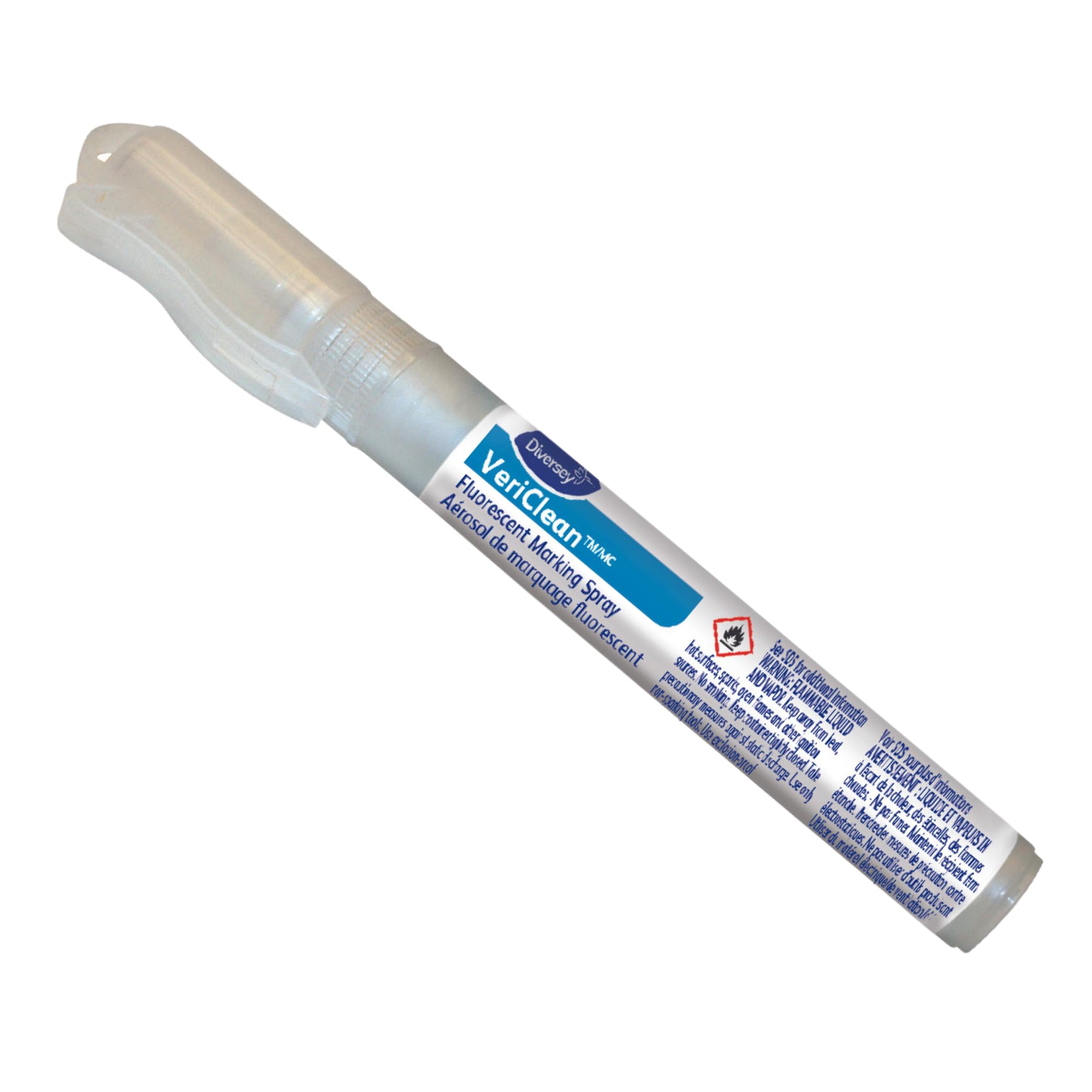 Diversey 101102924 VeriClean Fluorescent Marking Spray, for VeriClean Black Light Disinfection Validation System, 1-Spray Pen