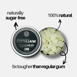ROCKJAW® Premium Tough Jawline Mastic Gum | Stackables | Re-Chewable, Hand-Picked Mastic Gum Crystals | 100% Natural | Aspartame-Free | Sweetener-Free