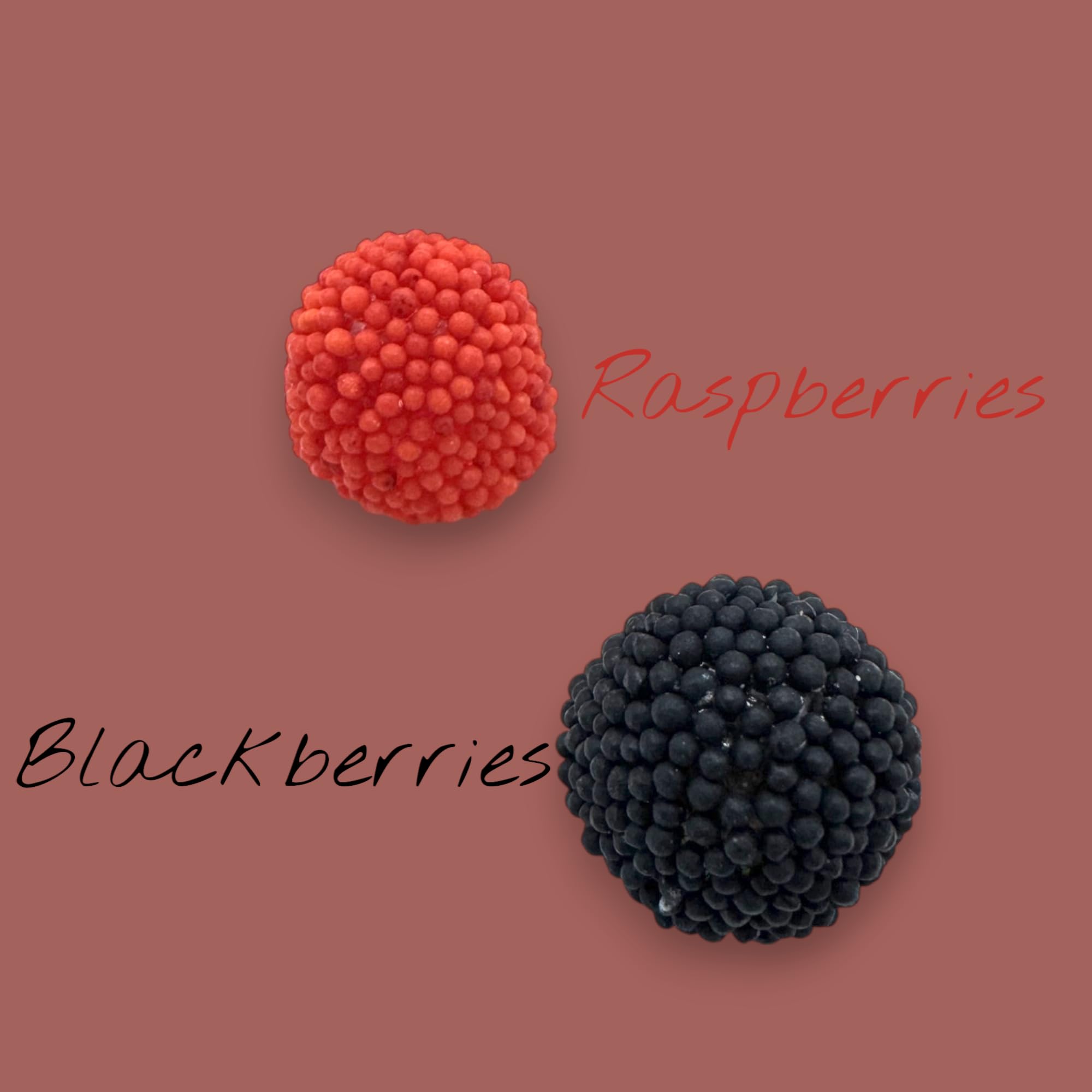 Delectable Black and Red Gummy Berries - 1.5 lbs of Heavenly Chewy Fruit Candy - Perfect for Snacks, Parties and Gifts(24 oz)