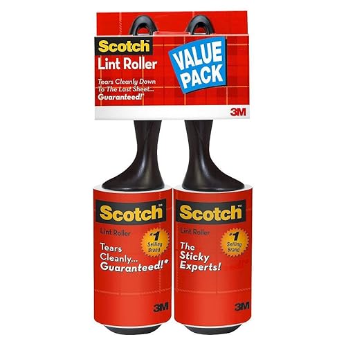 Scotch-Brite Everyday Clean Lint Roller, Lint Remover for Pet Hair, Dark Clothes, Furniture, and Dusty Surfaces, Picks Up Fur & Fluff in Your Home
