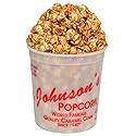 Johnson's Popcorn Small Caramel Tub - World Famous Caramel Popcorn Since 1940, Handmade Everyday