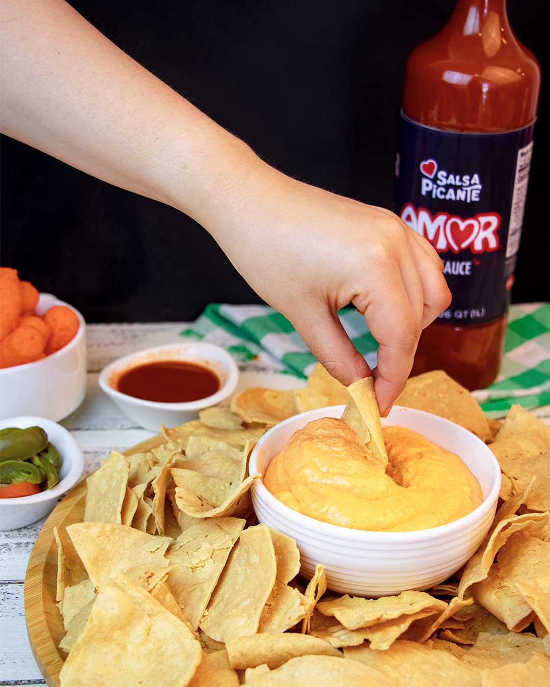 Amor Hot Sauce, Original Chilli Flavor, 33 Fl Oz