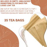 Amazing Chai Herbal Tea - Rooibos, Cinnamon, Ginger, Cardamom & Cloves - Caffeine-Free Spiced Blend for Digestive Comfort & Calm Balance - 3 oz Loose