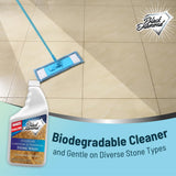 Black Diamond Stoneworks Limestone and Travertine Floor Cleaner: Natural Stone, Marble, Slate, Polished Concrete, honed or tumbled surfaces