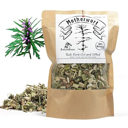 EidolonGreen [China Medicinal Herb] Motherwort (Leonurus cardiaca/Leonurus Japonicus/Yimucao/???/???) Dried Bulk Herb 3 Oz (88 g)