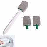 Pumice Stone Toilet Cleaning Kit with Long Handle - Effortless Hard Water Stain Remover for Toilets, Tubs & Tile - Includes 1 Handle + 3 Pumice