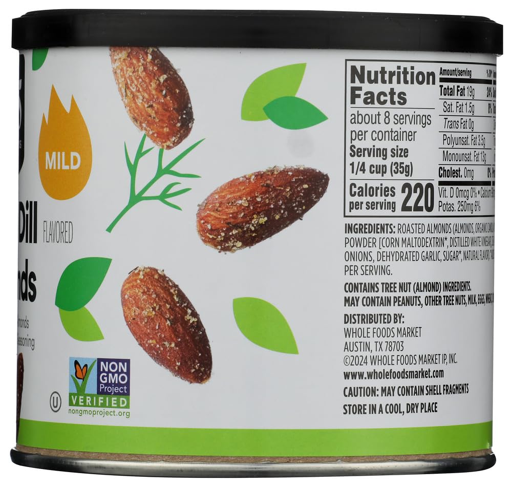 365 by Whole Foods Market Dill Pickle Seasoned Almonds, 10 OZ