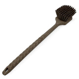 SPARTA 40501EC01 Plastic Large Scrub Brush, Kitchen Brush, Utility Brush With Long Handle For Cleaning, 20 Inches, Brown