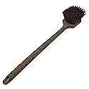 SPARTA 40501EC01 Plastic Large Scrub Brush, Kitchen Brush, Utility Brush With Long Handle For Cleaning, 20 Inches, Brown