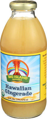 Big Island Organics Gingerade, Hawaiian (16oz (4 Pack))