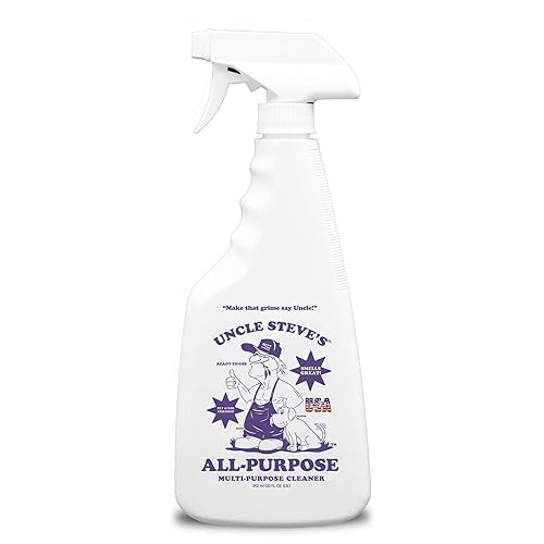 UNCLE STEVE'S® All-purpose Cleaner - Made in the USA - Pet & Kid Friendly - Eco-Friendly - Non-Toxic (1, 20 OZ)