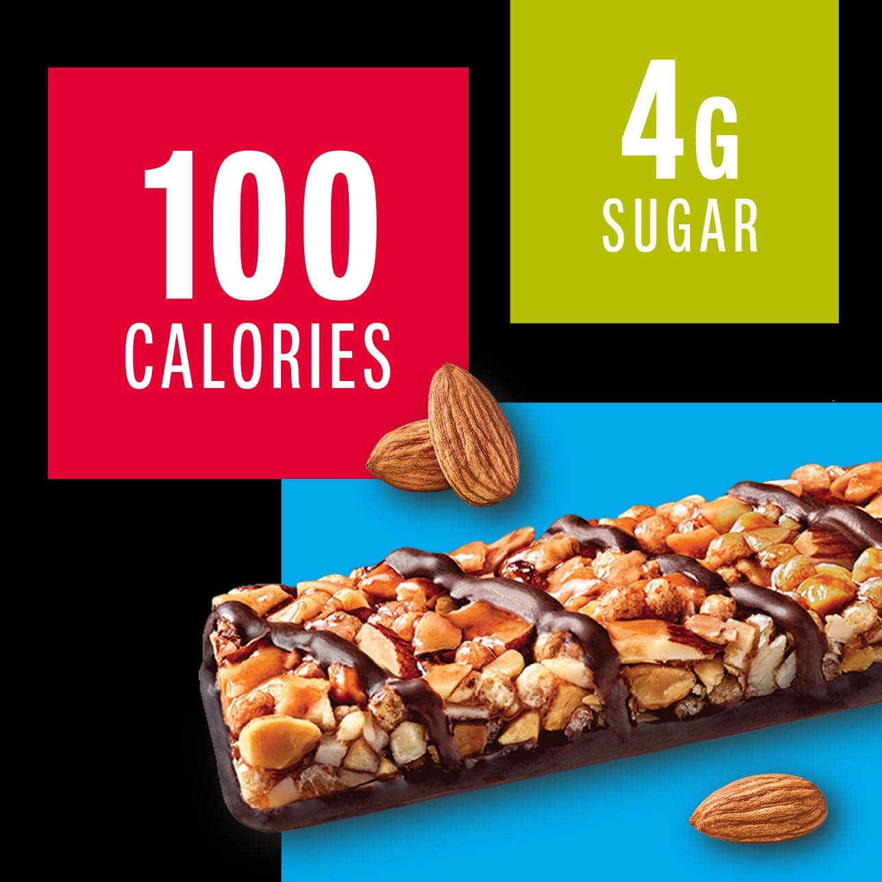 KIND Thins Snack Bars, Dark Chocolate Nuts & Sea Salt, Gluten Free, Low Calorie, Healthy Snacks, 4g Sugar, 10 Count