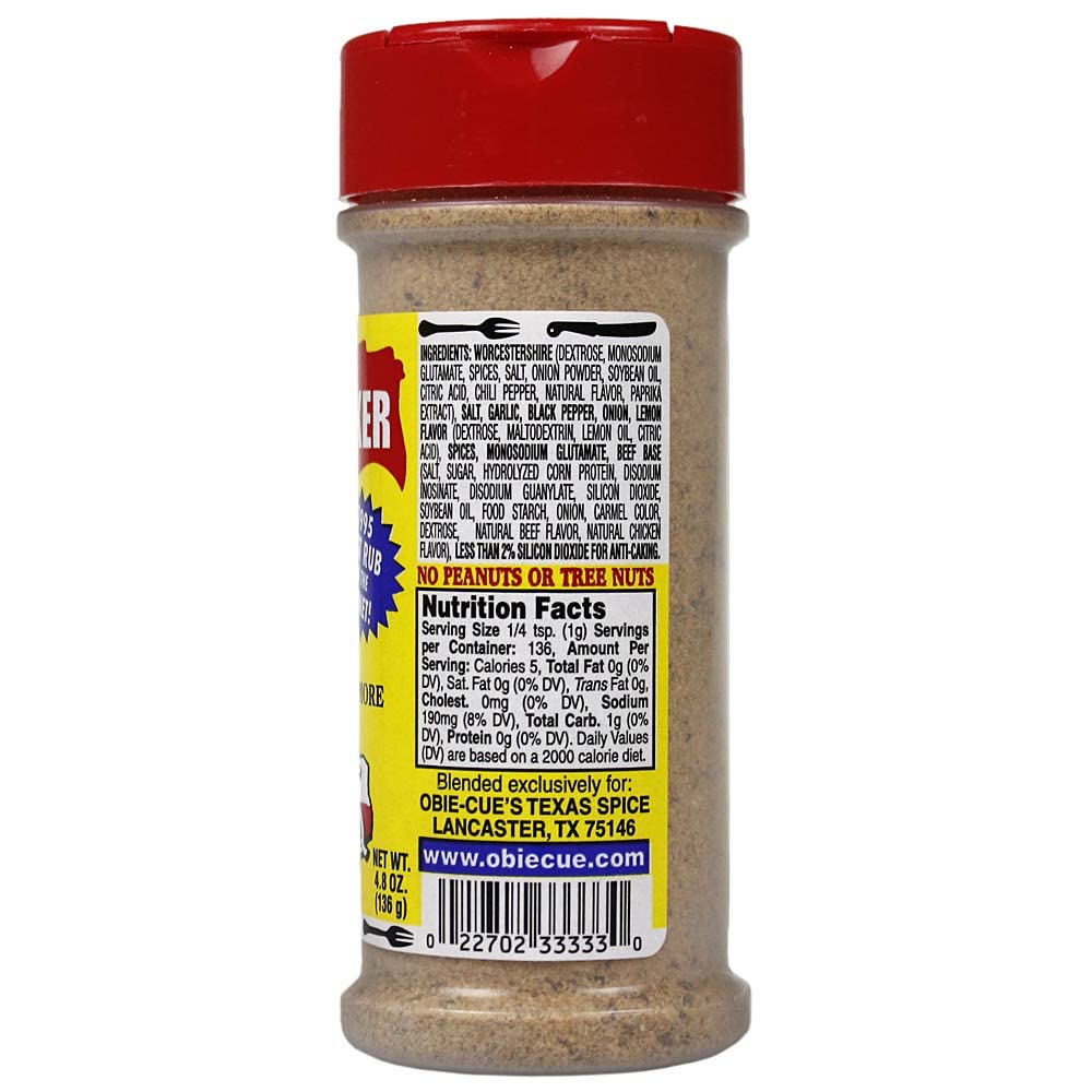 Obie-Cue's Steakmaker - The Great Grilling Spice (4.8 oz)