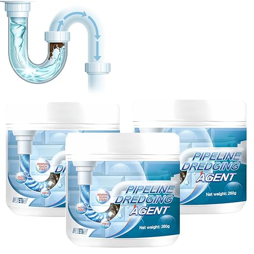 Powerful Pipe Dredging Agent, 2026 New Pipe Cleaner for Kitchen, Sink Drain Cleaner, Pipes Cleaning Tool, Clog Remover for Bathroom, Toilets
