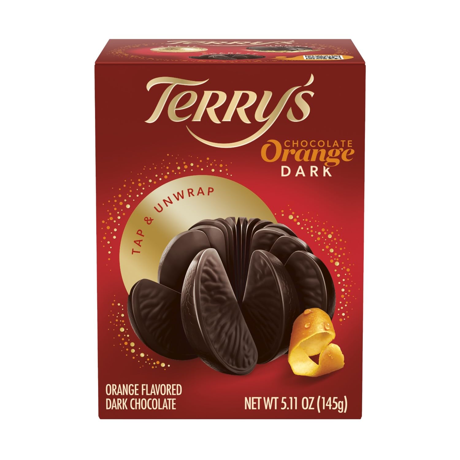 Terry's Dark Chocolate Oranges - Pack of 4-5.11 oz Per Orange of Delicious Tasting Chocolate - Stocking Stuffer and Party Favors - Great for Sharing