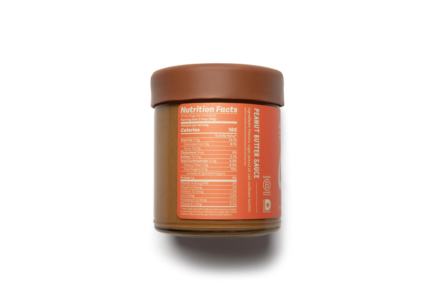 Coop's Peanut Butter Sauce, All Natural Peanut Sauce Gift Non GMO Gluten Free Vegan Ice Cream Toppings Sundae Smoothie Desserts, 10 Ounce