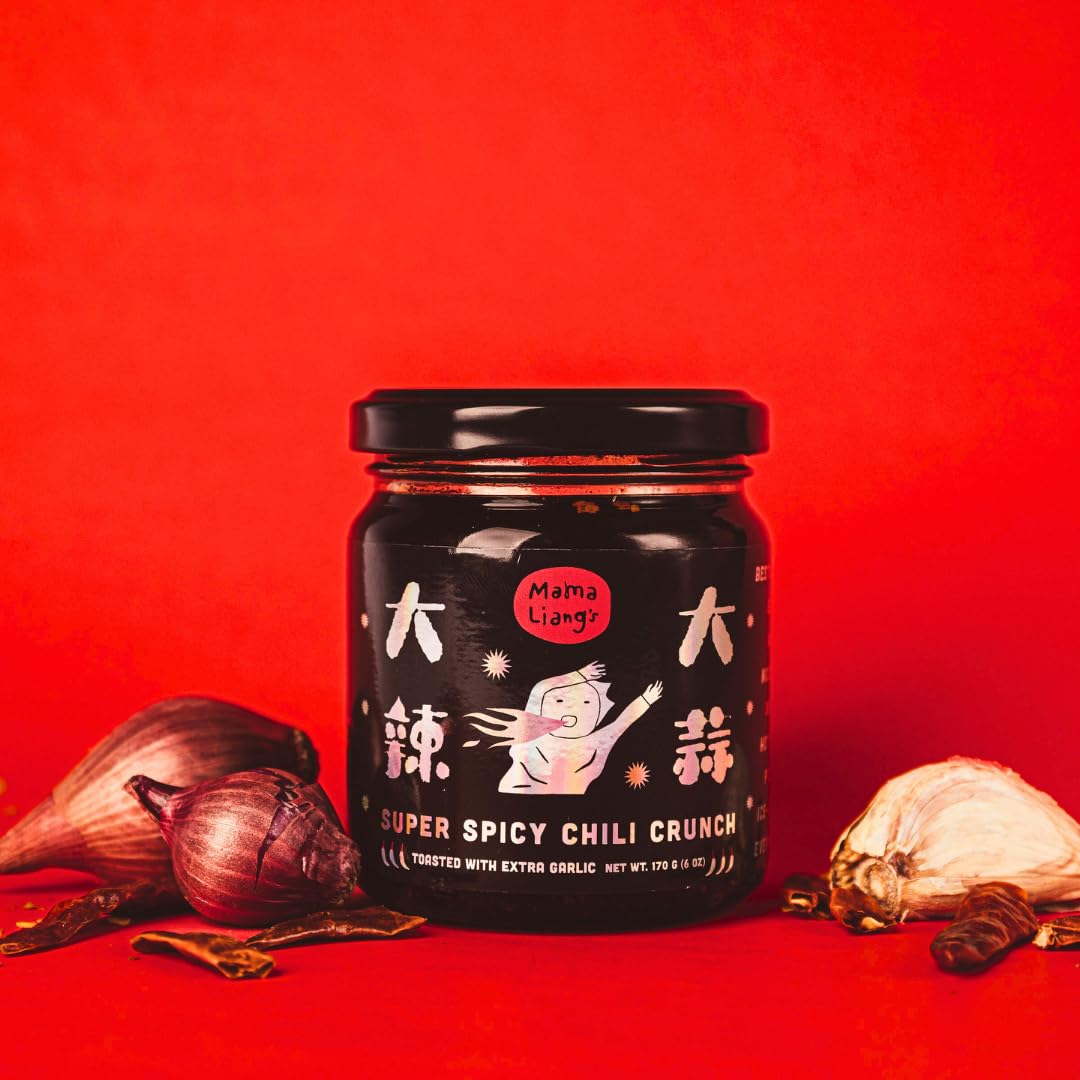 Mama Liang's Extra & Super Spicy Chili Oils (2 pack) (Super Spicy Chili Crunch)