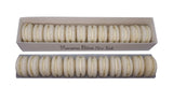 Macarons Gift Box of 24 French Macarons - Vanilla