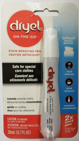 Dryel Dry-Clean Safe On-The-Go Stain Removal Pen for Clothes and Laundry, 20 ml