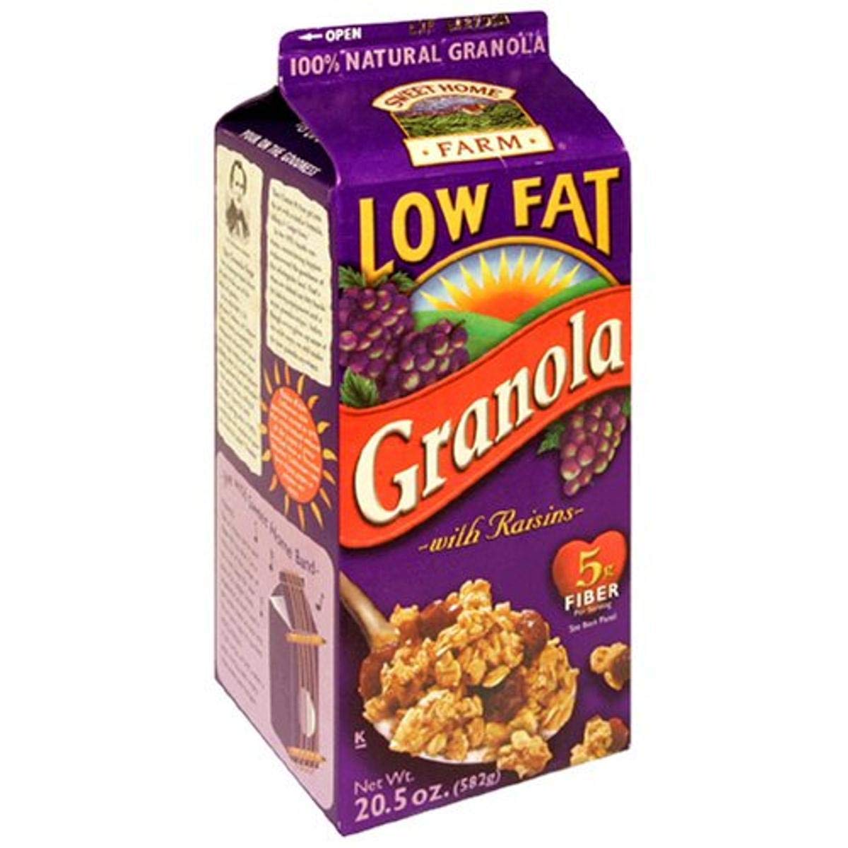 Sweet Home Farm Low Fat Granola with Raisins, 20.5 oz