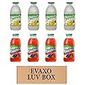 LUV BOX- variety Everfresh Juice 16 oz. pack of 8 , Everfresh Pina Colada , Everfresh Peach Plum Pear. by evaxo