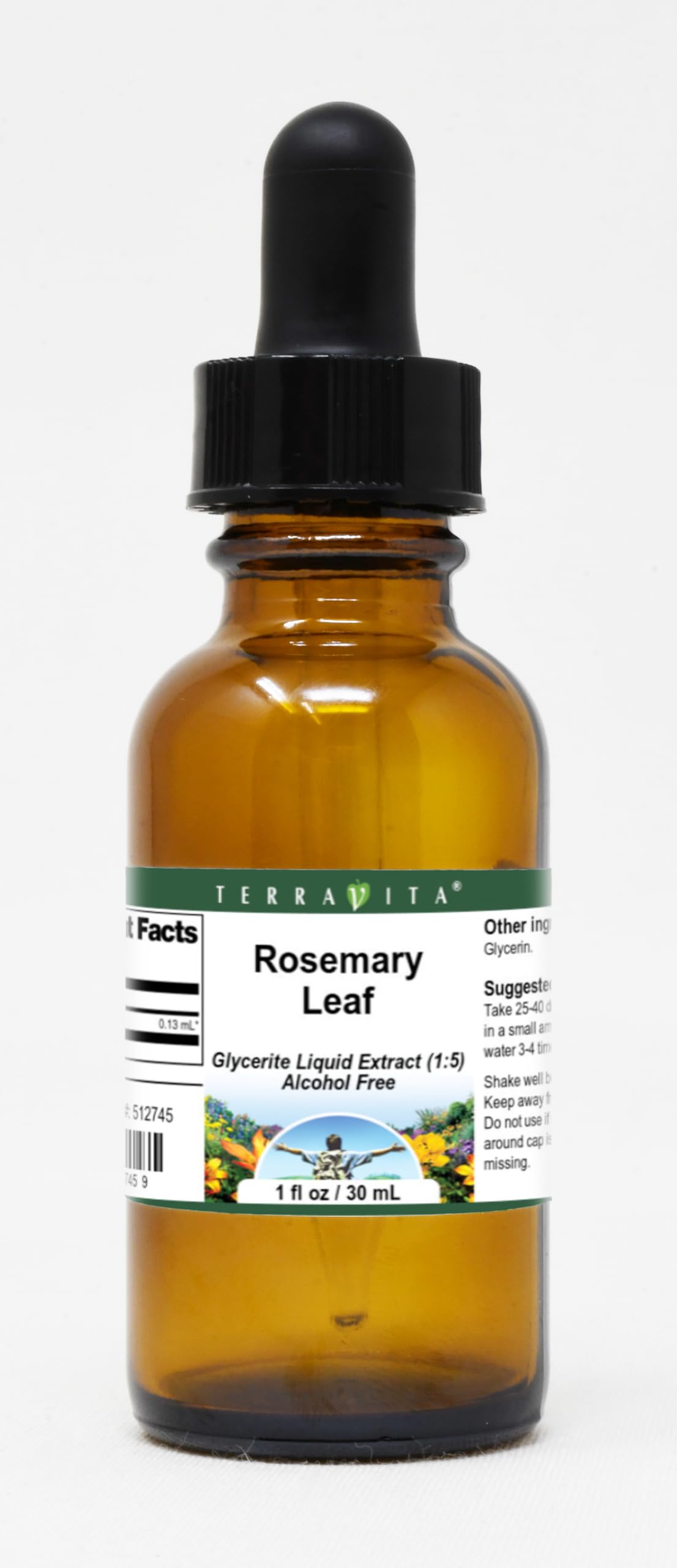 Rosemary Leaf Glycerite Liquid Extract (1:5) - No Flavor (1 oz, ZIN: 512745) - 3 Pack