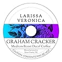Graham Cracker Medium Roast Decaf Coffee (Single Serve K-Cup Pods) (Gourmet, Naturally Flavored, Whole Coffee Beans) (12 pods, ZIN: 572889) - 2 Pack