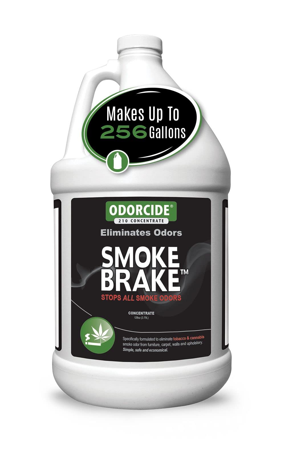 Odorcide Smoke Brake Odor Eliminator Concentrate - Tobacco & Marijuana Odor Neutralizer - Smoke Odor Eliminator for Home & Car - Smoke & Weed Smell