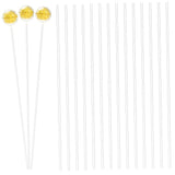 COHEALI 400pcs Chocolate Holder Sticks Candy Bouquet Decoration Straws for Chocolate Sweets and Nougat Display Elegant Party Accessory Smooth Finish