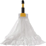 Rubbermaid Commercial Medium Disposable Mop, 5 Inch Headband, Janitorial Cleaning Supplies and Equipment for Mopping/Cleaning