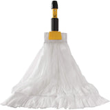 Rubbermaid Commercial Medium Disposable Mop, 5 Inch Headband, Janitorial Cleaning Supplies and Equipment for Mopping/Cleaning