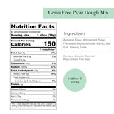 Stellar Eats Grain-Free Pizza Dough Baking Mix | Gluten-Free, Dairy-Free, Plant-Based, Paleo-Friendly | No Added Sugar | Almond Flour-Based | Non-GMO