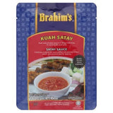 NT# Brahim's Sauce - Satay 180g -Brahim’s Satay Base Sauce is a delicious ready-to-cook sauce packed with peanuts, chillies, onions and tamarind ideal