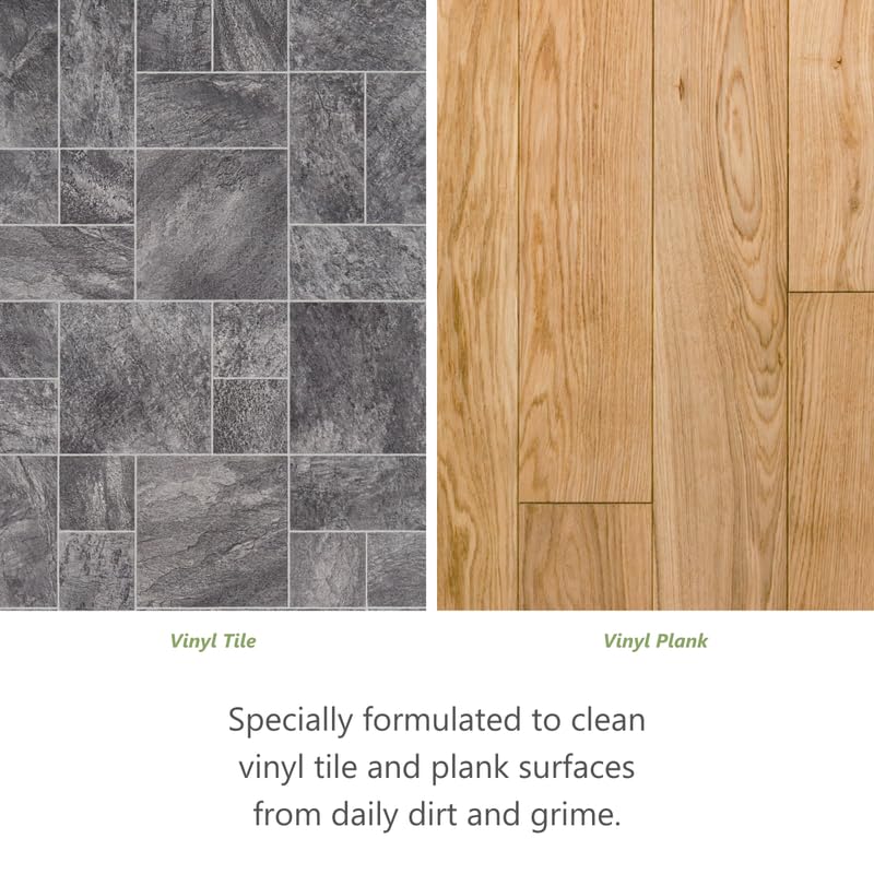 MORE Luxury Vinyl Floor Cleaner - Water-Based Surface Care Concentrate - For Kitchen and Bathroom Floors - Daily No-Rinse Cleaner - Unscented - pH