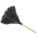 Alta Dusting Products 20 inch Grey Ostrich Feather Duster with Metal Coil Binding