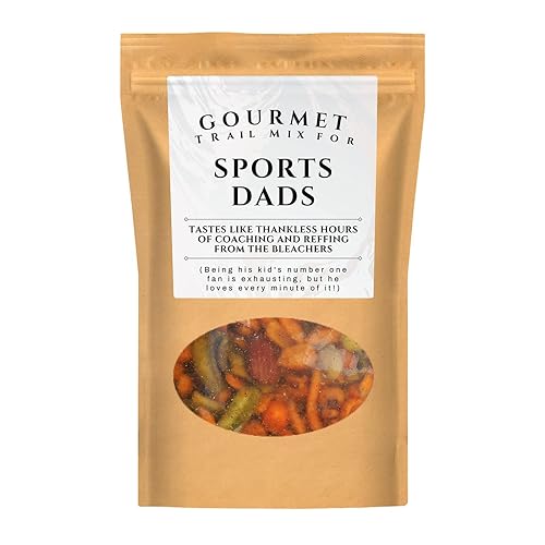 Sports Dads Trail Mix Gift Bag - Gifts for Dad from Son - Dad Gifts from Daughter Funny - Funny Gag Gift for Men - Gifts for Dad, Birthday Gift, Fun