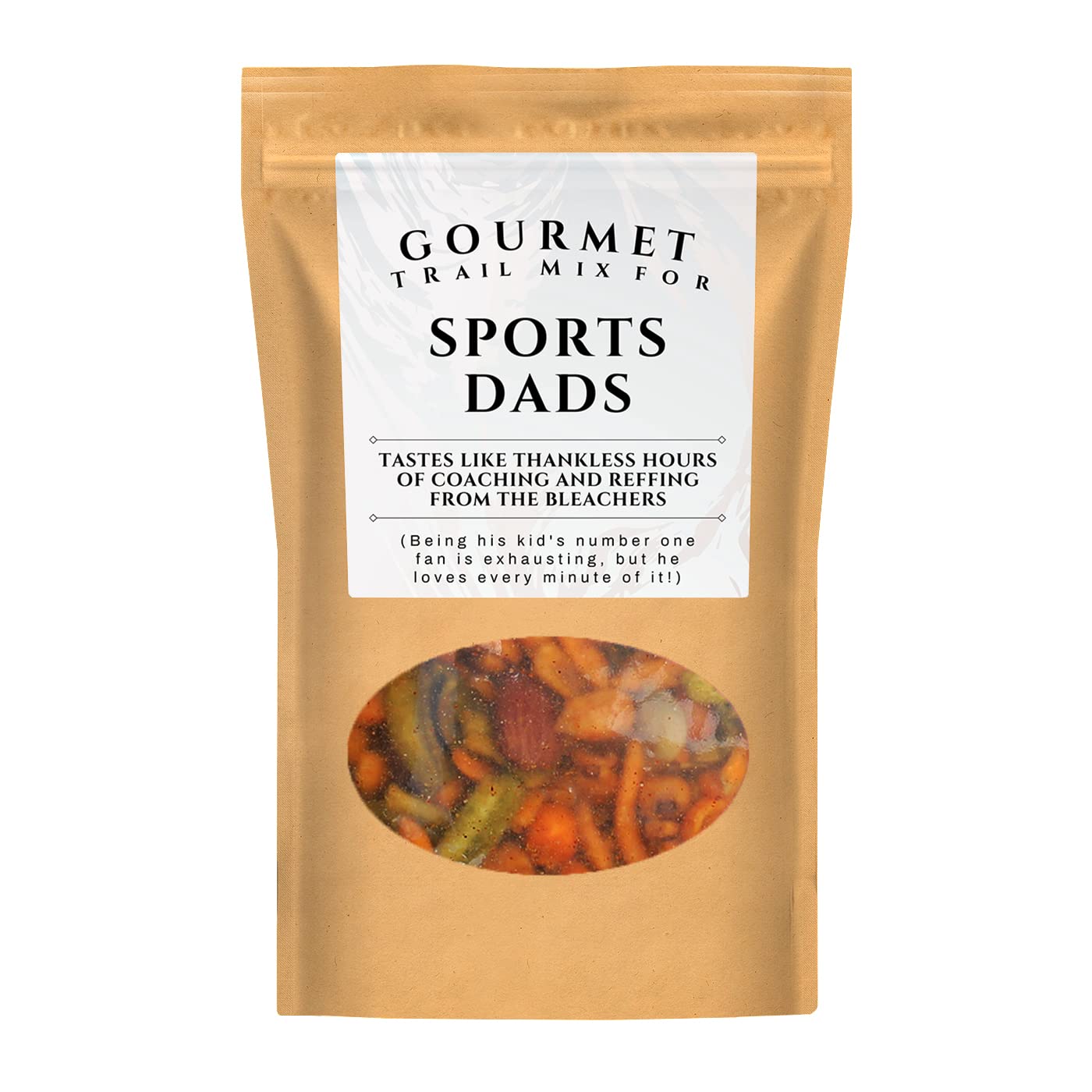 Sports Dads Trail Mix Gift Bag - Gifts for Dad from Son - Dad Gifts from Daughter Funny - Funny Gag Gift for Men - Gifts for Dad, Birthday Gift, Fun