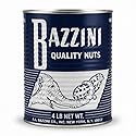 Bazzini Salted Jumbo Peanuts 4lb Bulk Tin, Premium Roasted Peanuts with Classic Crunch, Lightly Salted, Gluten Free Snack for Parties, Events