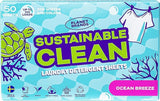 Laundry Detergent Sheets - 3 Pack Made in Sweden, Up to 300 loads 150 Sheets, Sustainable Clean Liquidless Technology, Dissolves Instantly, No Harsh